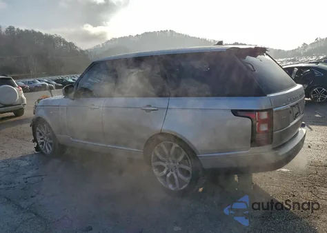 2016 Land Rover Range Rover Hse z USA, uszkodzony, nr VIN SALGS2VF5GA257282